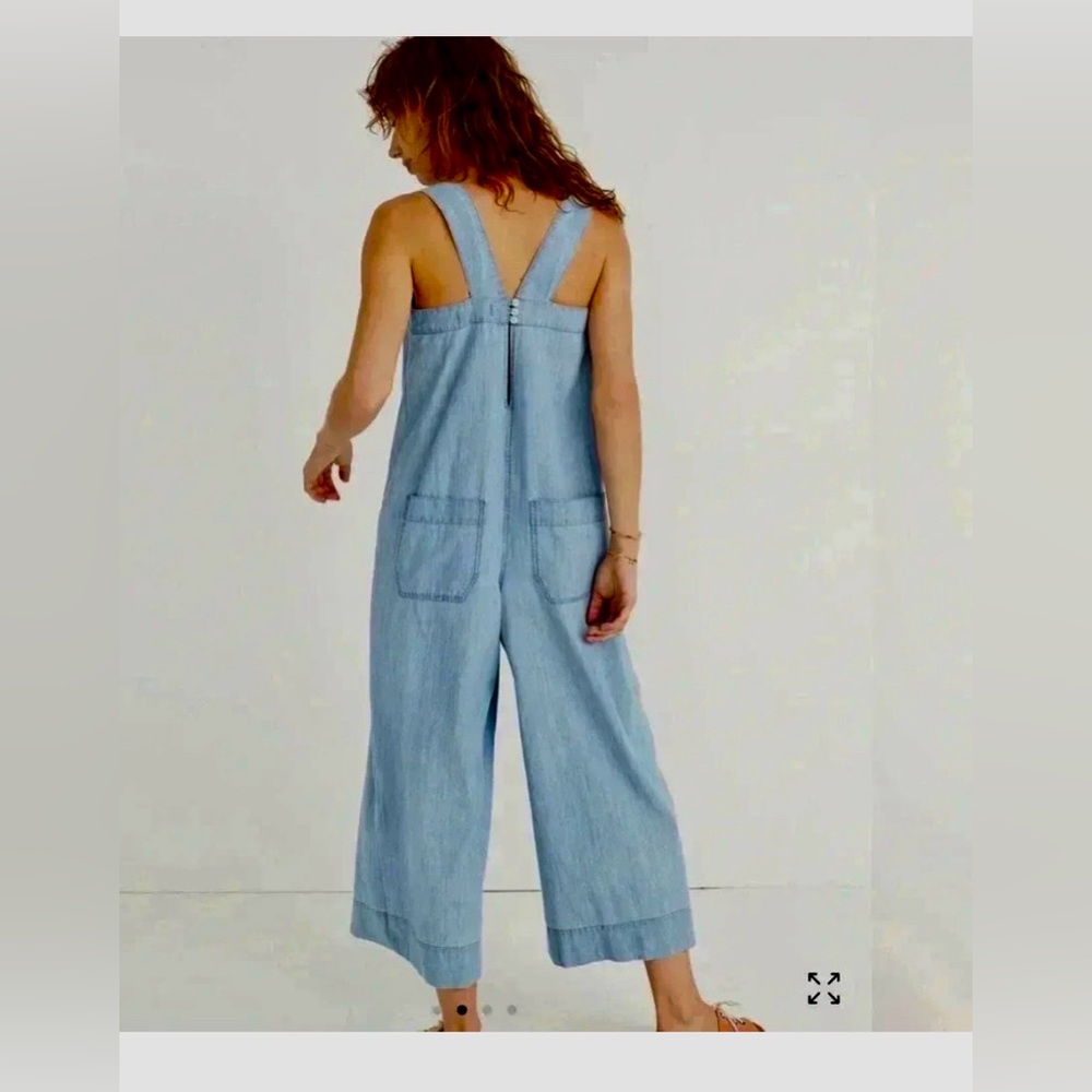 Madewell Women's Light Blue Denim Overalls